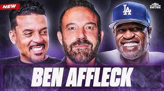 YouTube post by @AllTheSmokeProductions for DraftKings. Caption reads: Ben Affleck Gets REAL About Hollywood, Matt Damon....