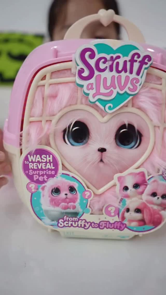 Instagram post by an influencer for Moose Toys. Caption reads: [...] her new @scruffaluvs from @moosetoys ❤️❤️ We....
