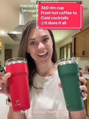TikTok post by @ashleylendrum for Reduce. Caption reads: The perfect cup does exist! @Reduce has made a 360....