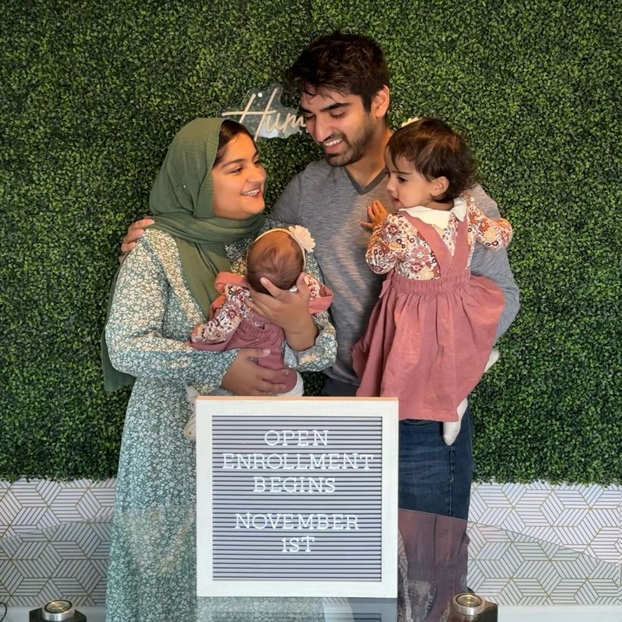 Instagram post by @amrahahaha.n for HealthCare.gov. Caption reads: #ad Nothing is more important to me than the....