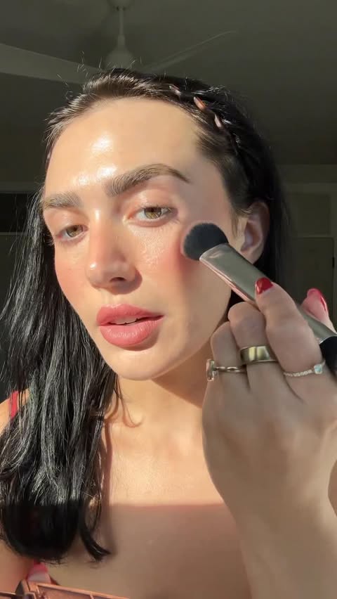 Instagram post by @ericanic0le for Westmore Beauty. Caption reads: My finishing touches always consist of my....