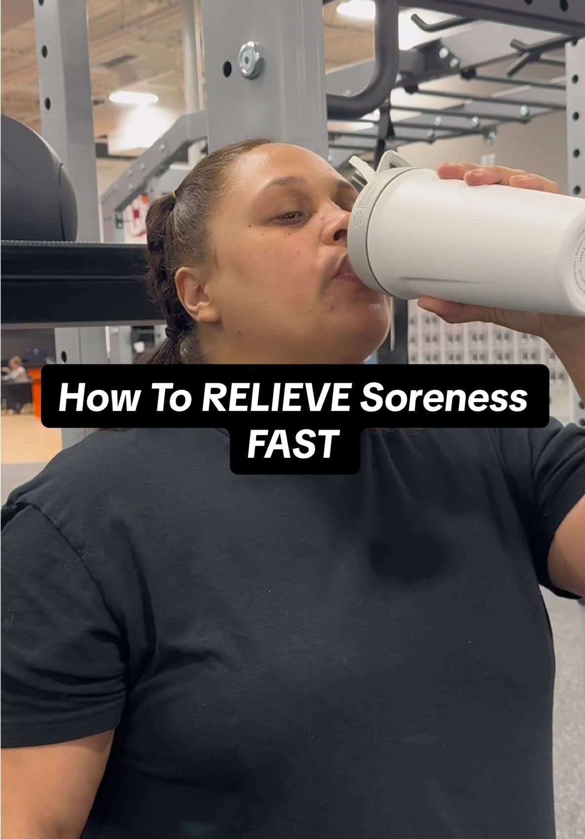 TikTok post by @kim.obour for Wellah Nutrition. Caption reads: Not in my 20s anymore 😅 and my body feels it....