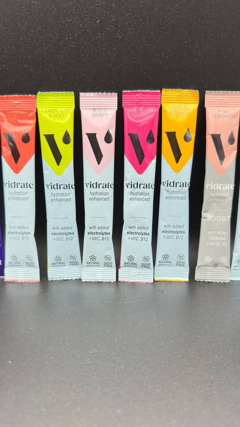 Instagram post by @dinewithkayj for ViDrate. Caption reads: [Gifted] 

Hydration just got a serious glow-up....