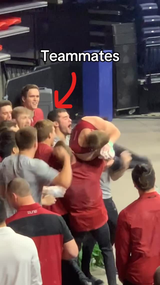 Instagram post by @iandgunther for ARZOPA. Caption reads: I surprised my teammates at the World....