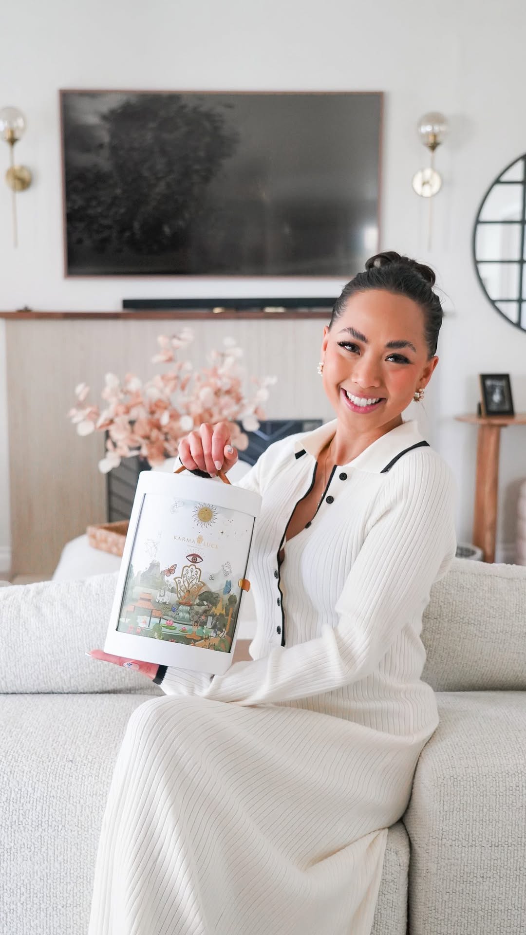 Instagram post by @sincerelyreneze for Karma And Luck. Caption reads: [...] I’m so excited to celebrate it with....