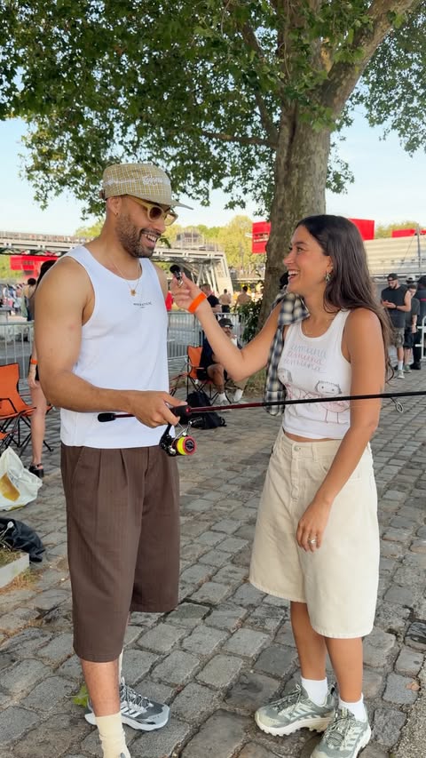 Instagram post by @naomiclement_ for Merrell. Caption reads: [...] DJ set for La Fête de la Musique with....