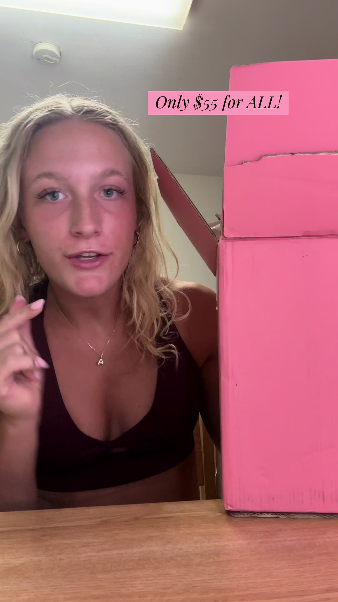 TikTok post by @addie_adkinssss for Kati Beauty NYC. Caption reads: [...] much good makeup for a great price! @Kati....
