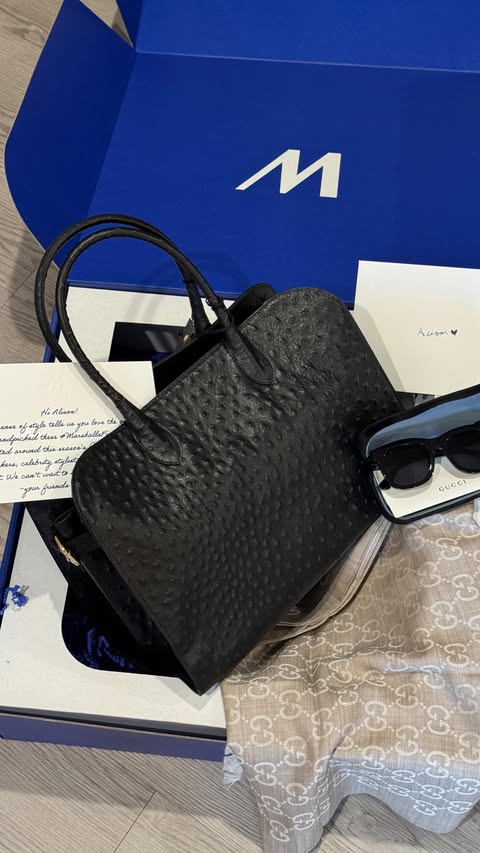 Instagram post by @alisonepp for Marshalls. Caption reads: HELLO??? @marshalls ILYSM 😭 

#pr #prunboxing....