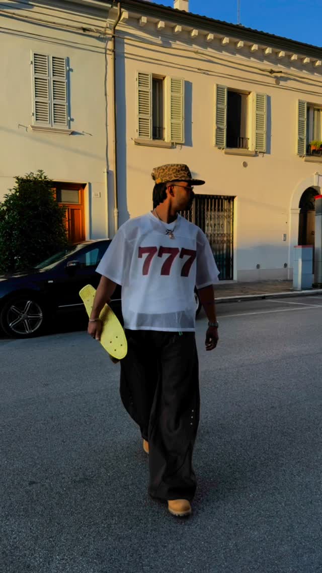 Instagram post by @atulstyleoutfits for Thesupermade. Caption reads: Ad* Jersey fit | Summer inspo from @thesupermade....