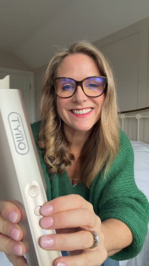 Instagram post by @_beingtasha_ for TYMO Beauty. Caption reads: Struggling to curl your hair? The TYMO CURLPRO....