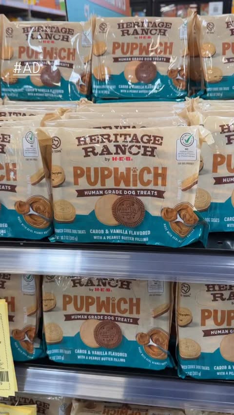 Instagram post by @littlecajunhouse for H-E-B. Caption reads: [...] and that includes our pets! I’m an H-E-B....