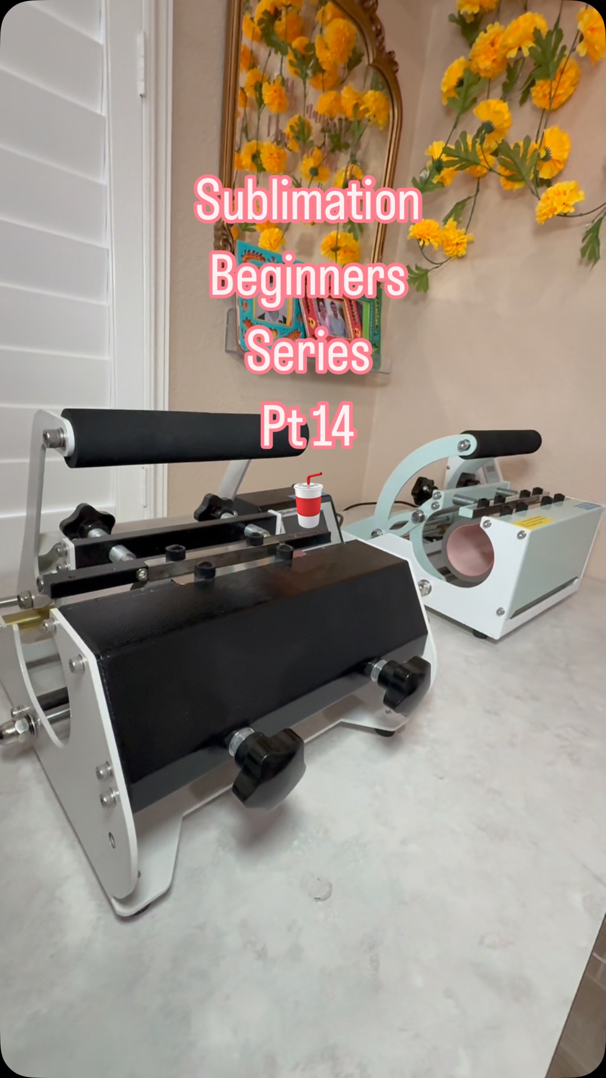 Instagram post by @craftykari_ for HeatPressNation. Caption reads: [...] Series presses and a CraftPro from....