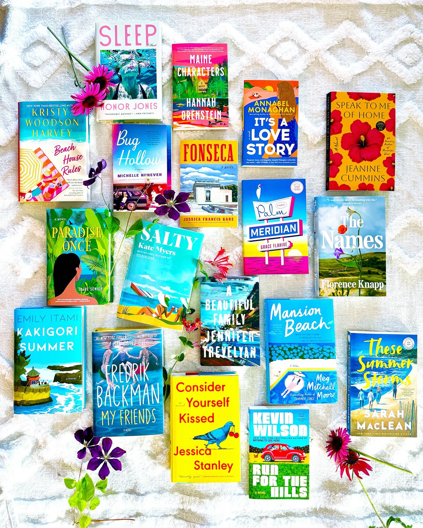 Instagram post by @suethebookie for Riverhead Books. Caption reads: summer ☀️ cover 💦 love 

It feels like summer and....