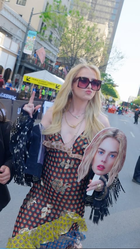 Instagram post by @kathrynnewton for Searchlight Pictures. Caption reads: The game begins at SXSW. READY OR NOT 2: HERE I....