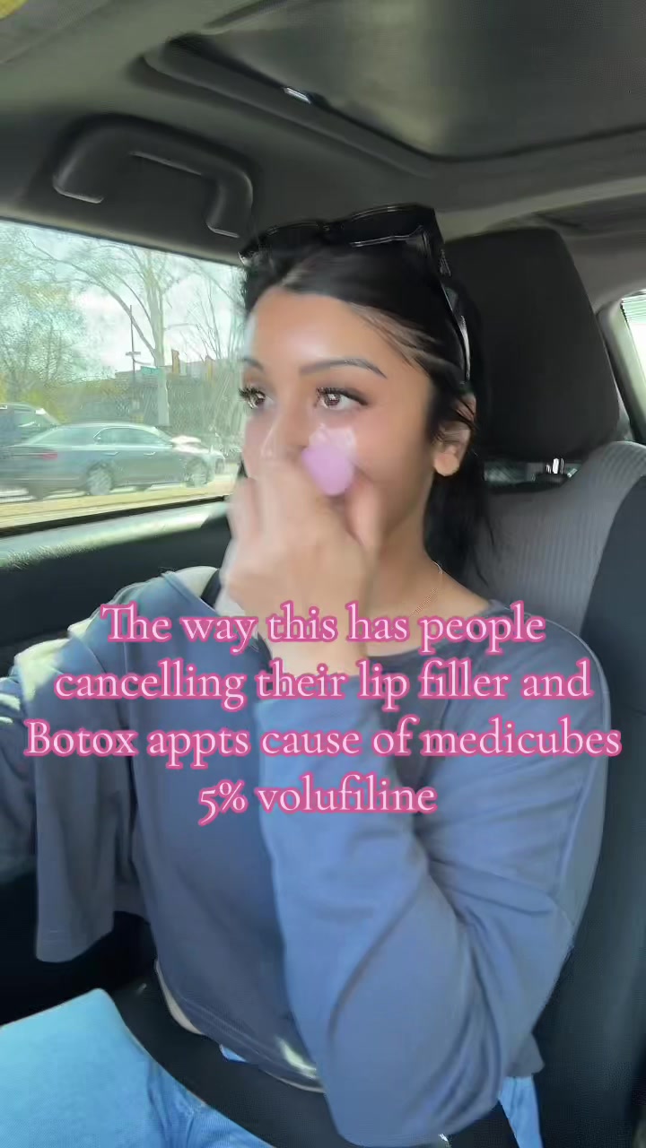 TikTok post by @annekoii for Medicube. Caption reads: @medicube global #medicubeskincare.
