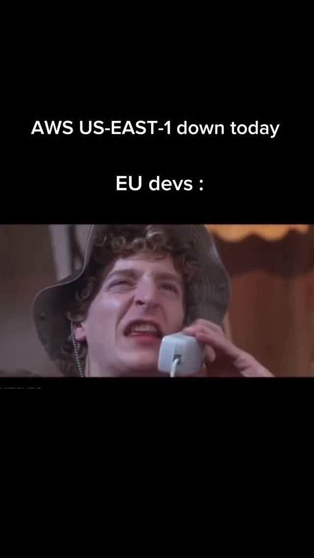 Instagram post by @kristel_tech for Amazon Web Services. Caption reads: @amazonwebservices you re the best hahaha.