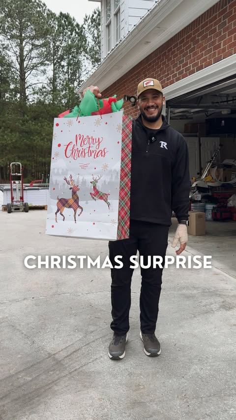 Instagram post by @ruizrenovations for Red Wing Shoes. Caption reads: Couldn’t do this without them!....