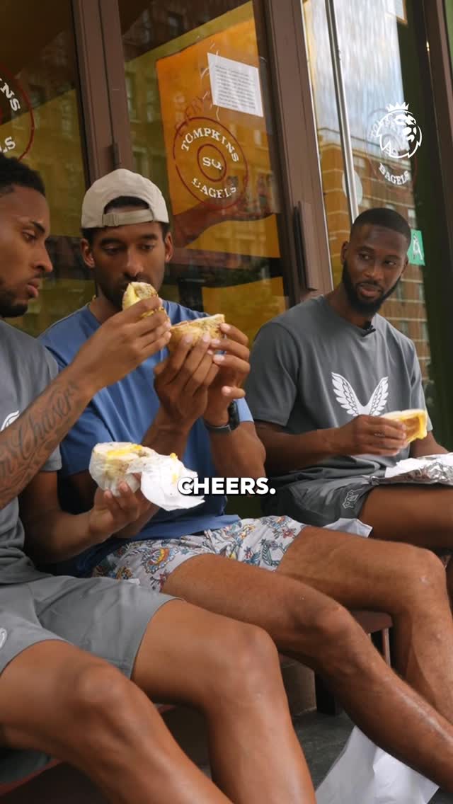 Instagram post by @mattjames919 for Premier League. Caption reads: A proper NYC food review, Pt. 2 🥯

Premier League....