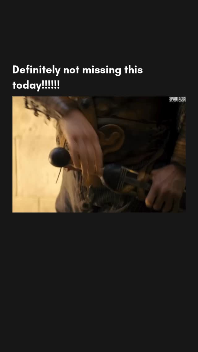 Instagram post by @_epic69 for STARZ. Caption reads: [...] premieres today on @starz. #spartacusstarz....