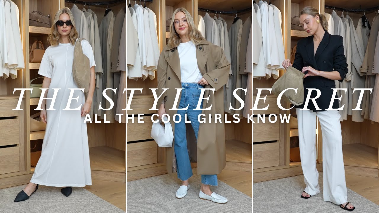 YouTube post by @LydiaJaneTomlinson for Flattered. Caption reads: STYLE SECRET REVEALED (and it's way easier than....