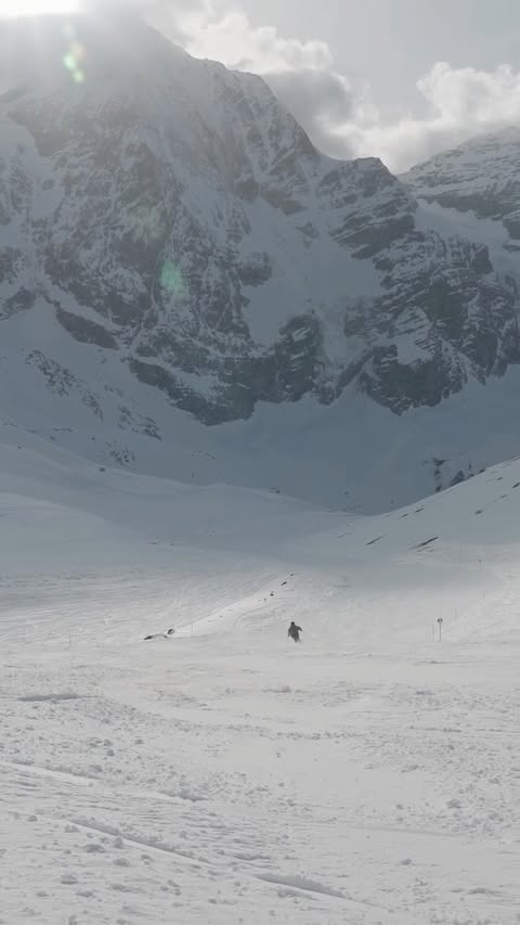 Instagram post by @marionpayr for Südtirol | Alto Adige | South Tyrol. Caption reads: Spring skiing in South Tyrol. (@suedtirol.official....