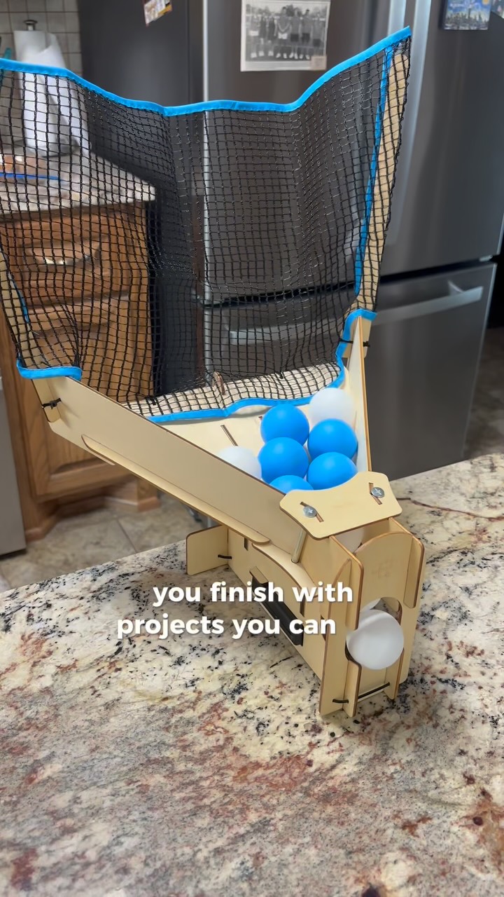 Instagram post by @engineering_w_ky for KiwiCo. Caption reads: My unplugged weekend project! Check out....