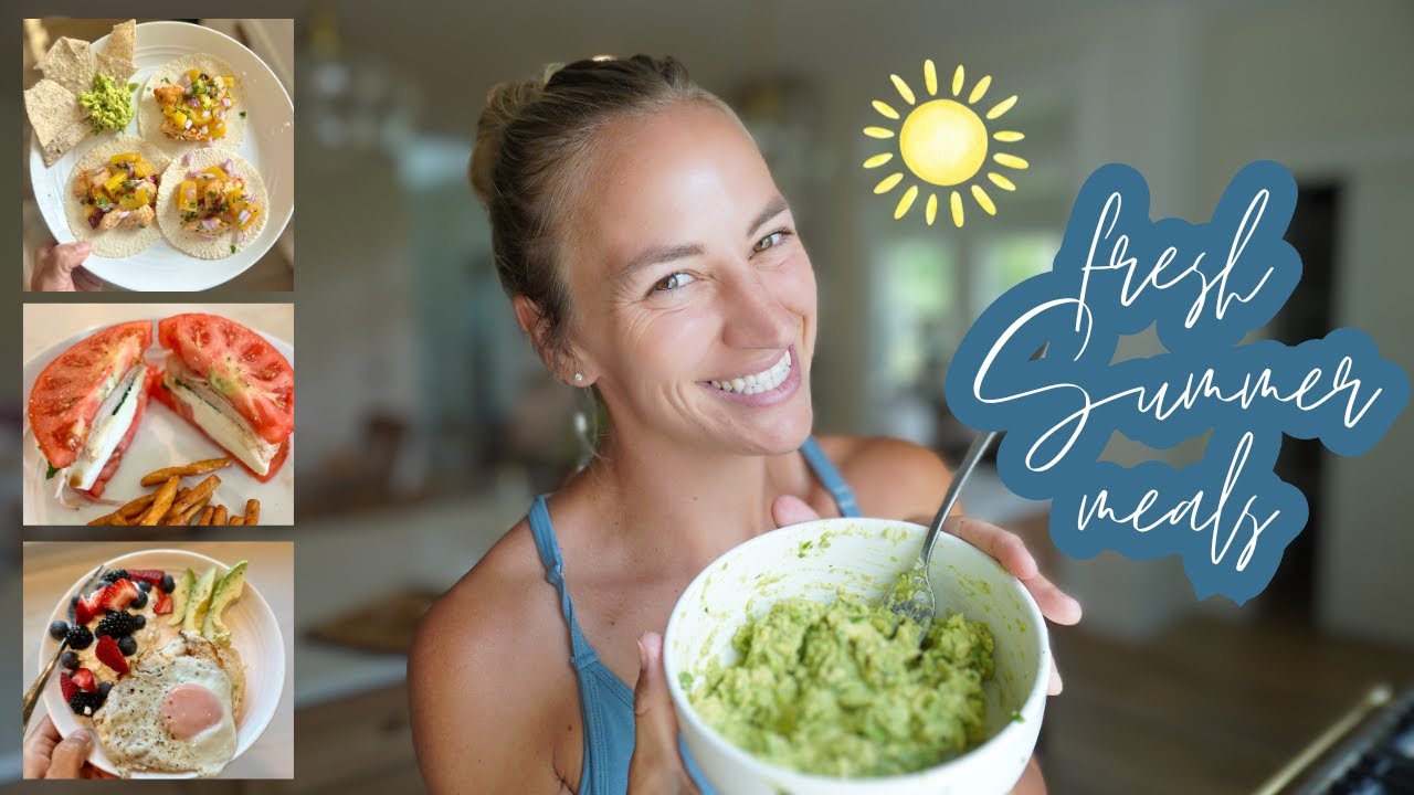 YouTube post by @AmyFritz for Drink LMNT. Caption reads: What I eat in a Day (simple, fresh, protein....