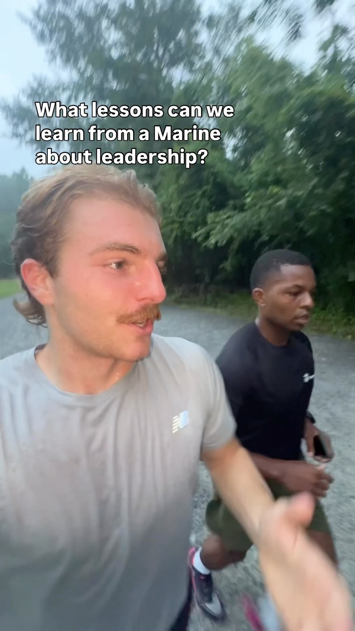 Instagram post by @wyttmoss for Marines. Caption reads: [...] some questions about leadership in the....