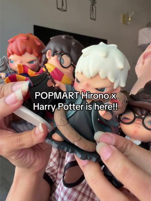 TikTok post by @sugarcookiefaerie for POP MART US Localshop. Caption reads: Hirono x Harry Potter is finally here!! And the....
