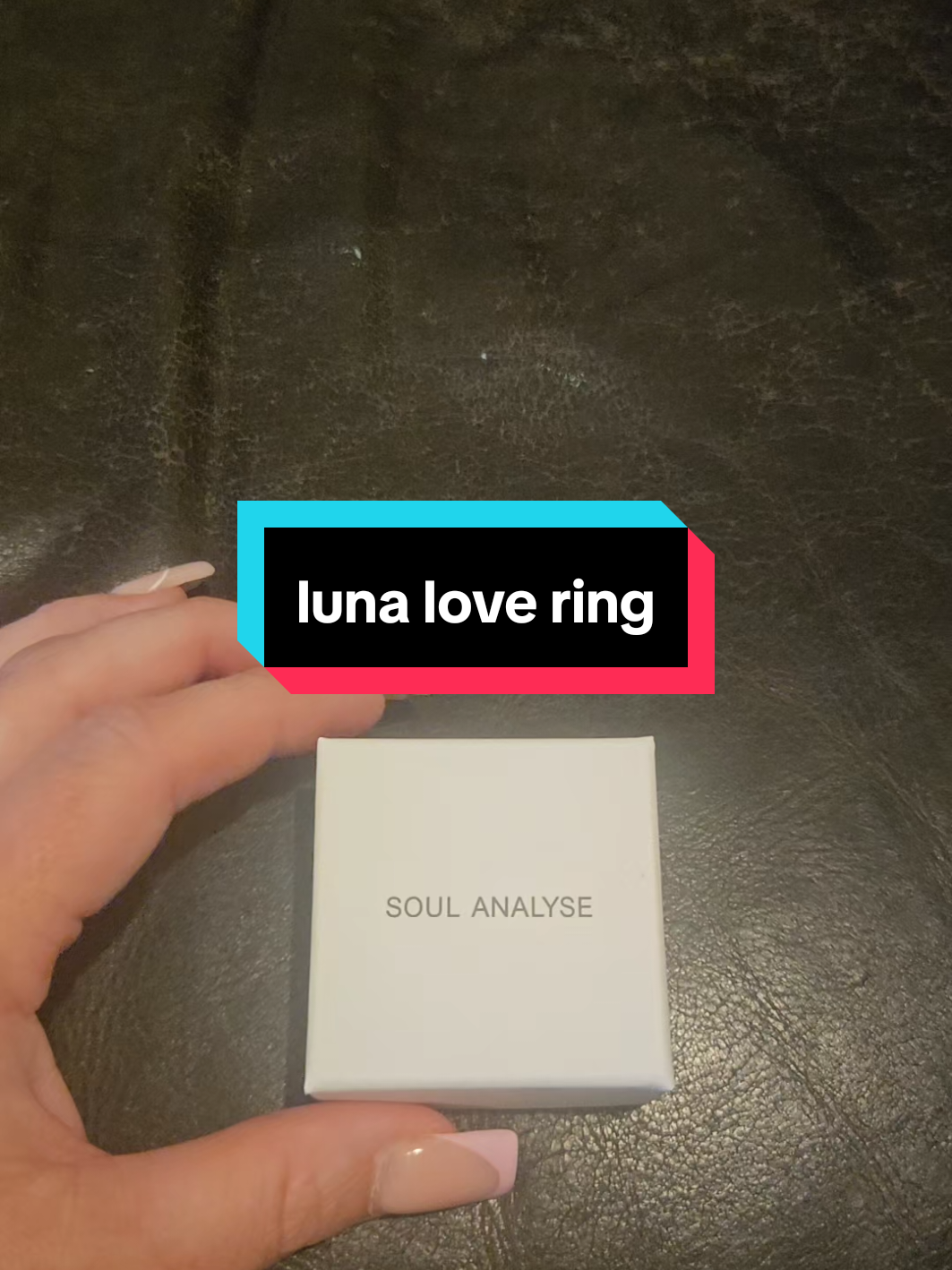 TikTok post by @karenmumoffive for Soul Analyse. Caption reads: [...] how stunning is this luna love ring @Soul....