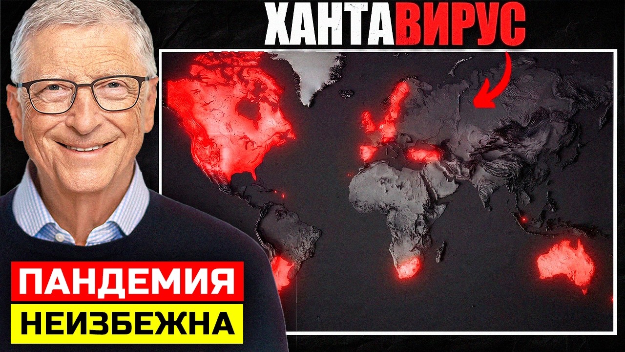 YouTube post by @TheRichestDee for Bybit. Caption reads: Why is Hantavirus a "gift" for the global economy?....