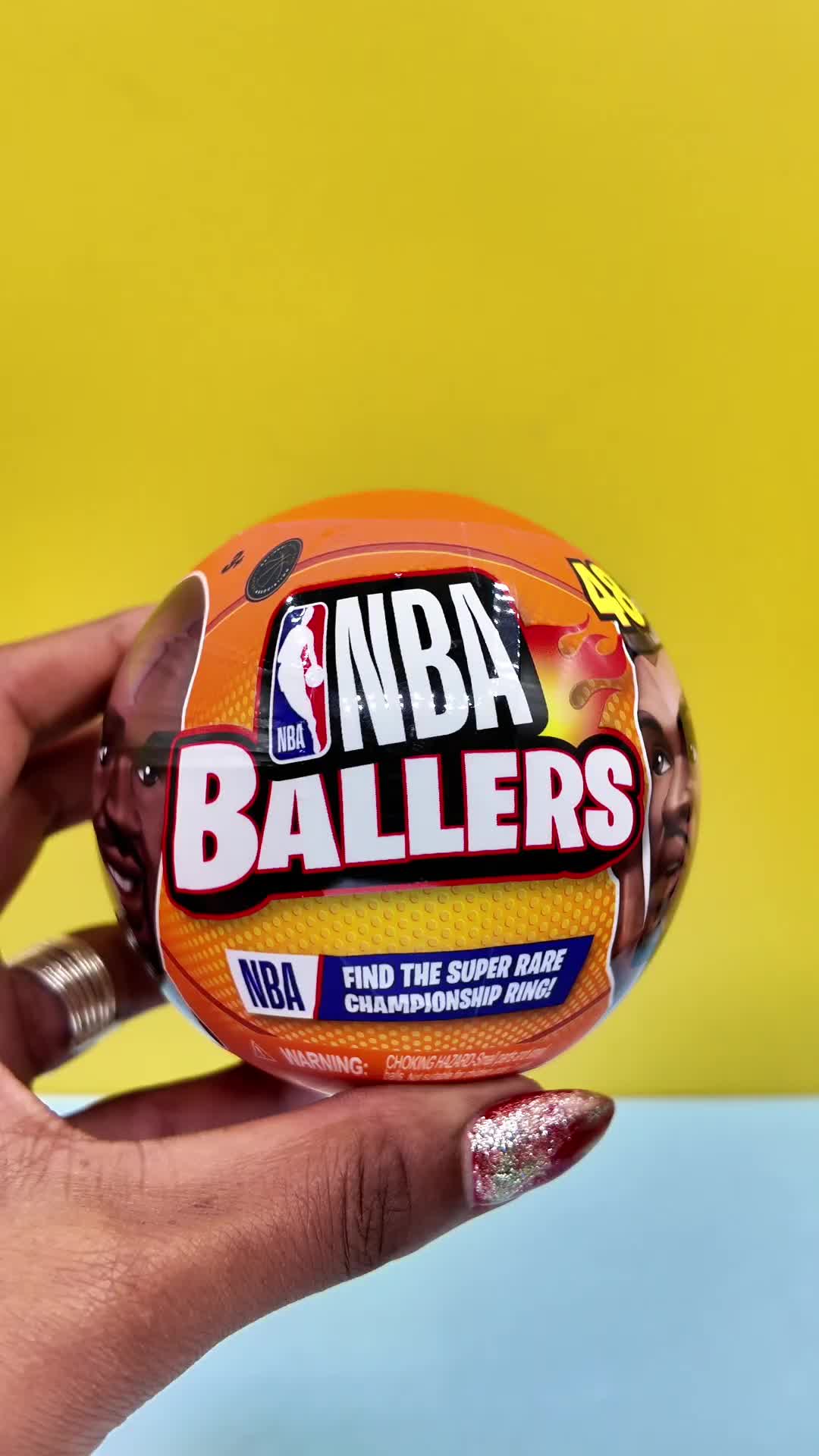TikTok post by @marlenesasoeur for ZURU Toys. Caption reads: #nbaballers #nbaballersseries2 #zurutoys #Nba....