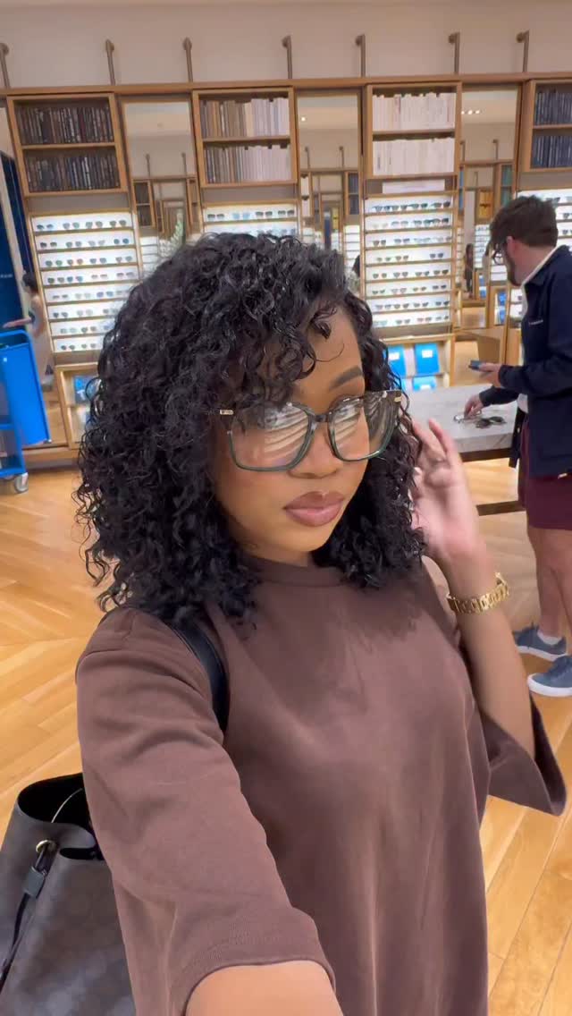 Instagram post by @cierraa.janae for Warby Parker. Caption reads: when the prescription changes, so does my glasses....