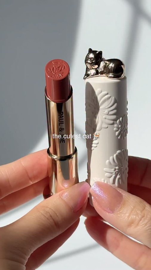 Instagram post by @fromsandyxo for PAUL & JOE BEAUTE. Caption reads: Isn’t this the cutest cat 🐈 

Ft....