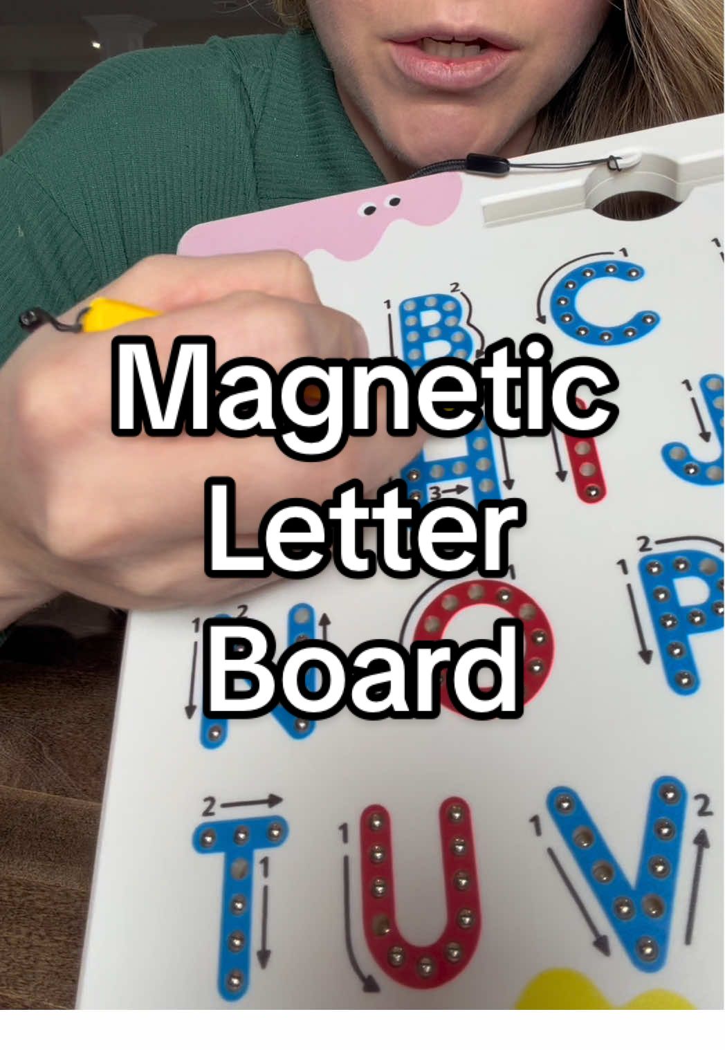 TikTok post by @mrs.alex_learnandplay for JoyCat. Caption reads: Great learning tool that kids love! @Joycat Toys....