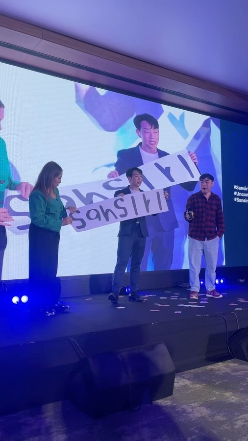 Instagram post by @patrickkun for SANSIRI. Caption reads: A Magical Night with @sansiriplc....