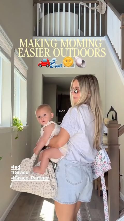 Instagram post by @mackenziehbell for Graco. Caption reads: #Ad #Graco #Graco_Partner Not to be dramatic, but....