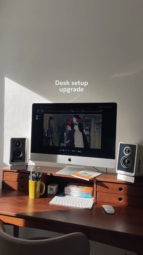 Instagram post by @thomreads for EDIFIER. Caption reads: [...] upgrade😌✨ | #AD I’ve been using these....
