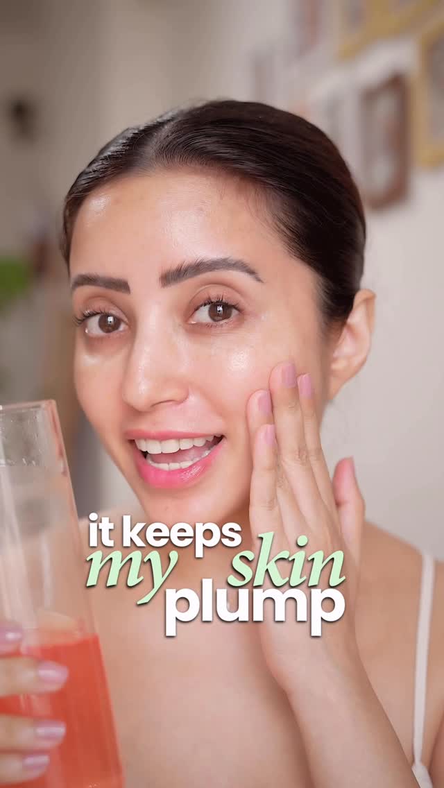 Instagram post by @debashreebiswas for OZiva. Caption reads: Some days my skin looks fresh,
some days it just…....