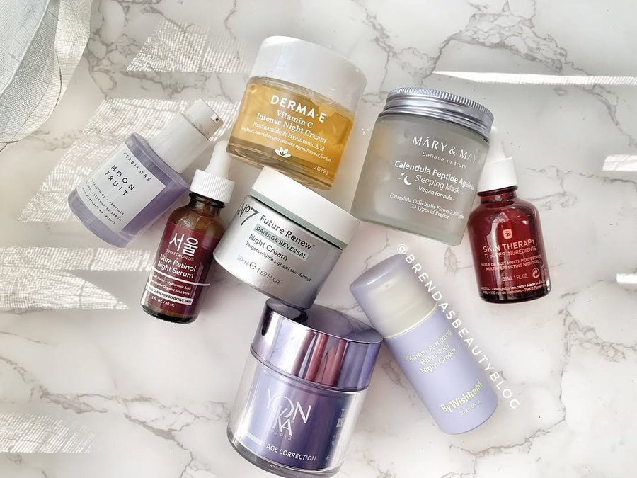 Instagram post by @brendasbeautyblog for ByWishtrend. Caption reads: #giftedbybrands 

Night creams I cannot live....