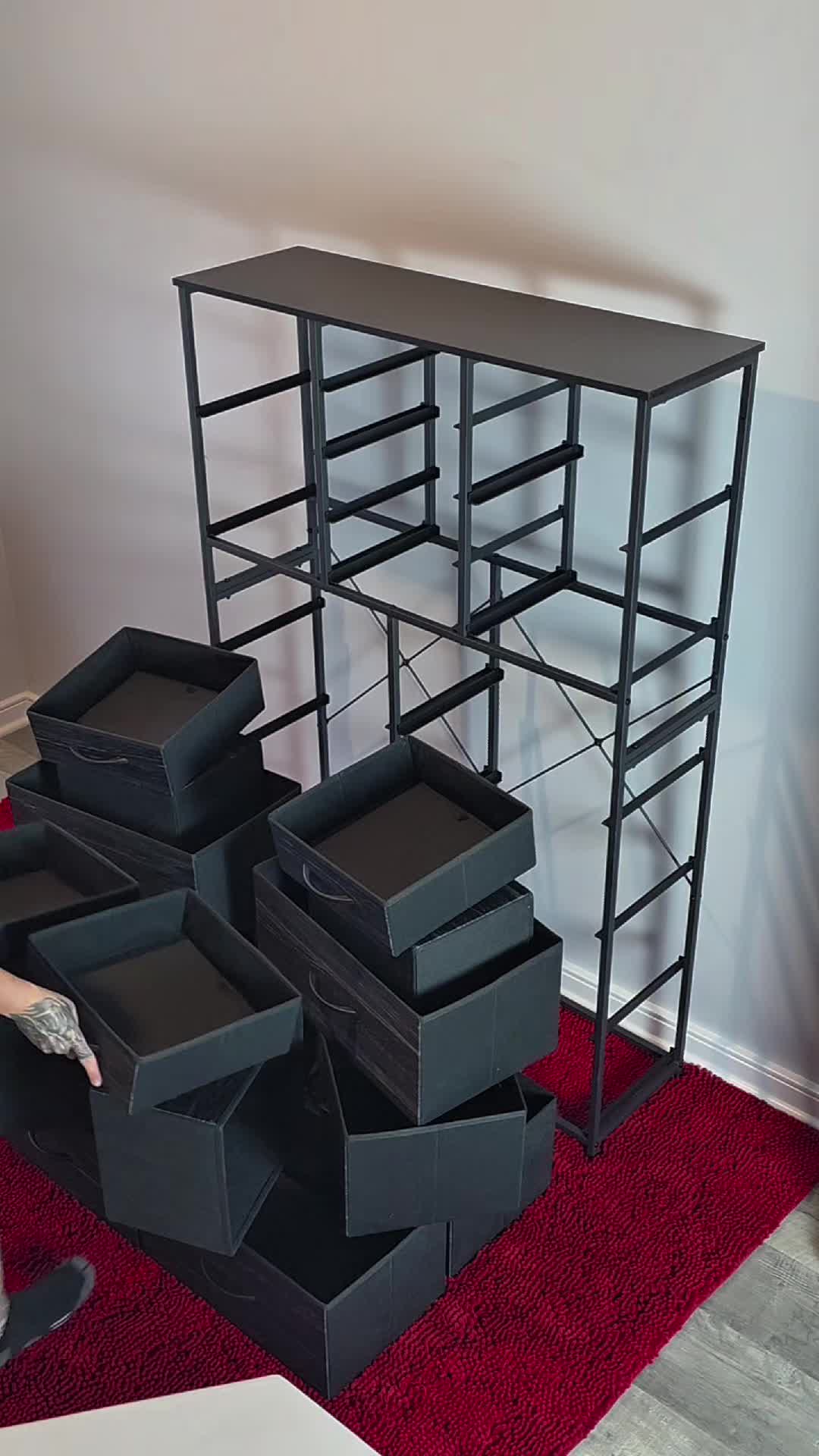 TikTok post by @hollysmith883 for RaybeeOfficial. Caption reads: The best storage money can buy! 👏 @RaybeeOfficial....