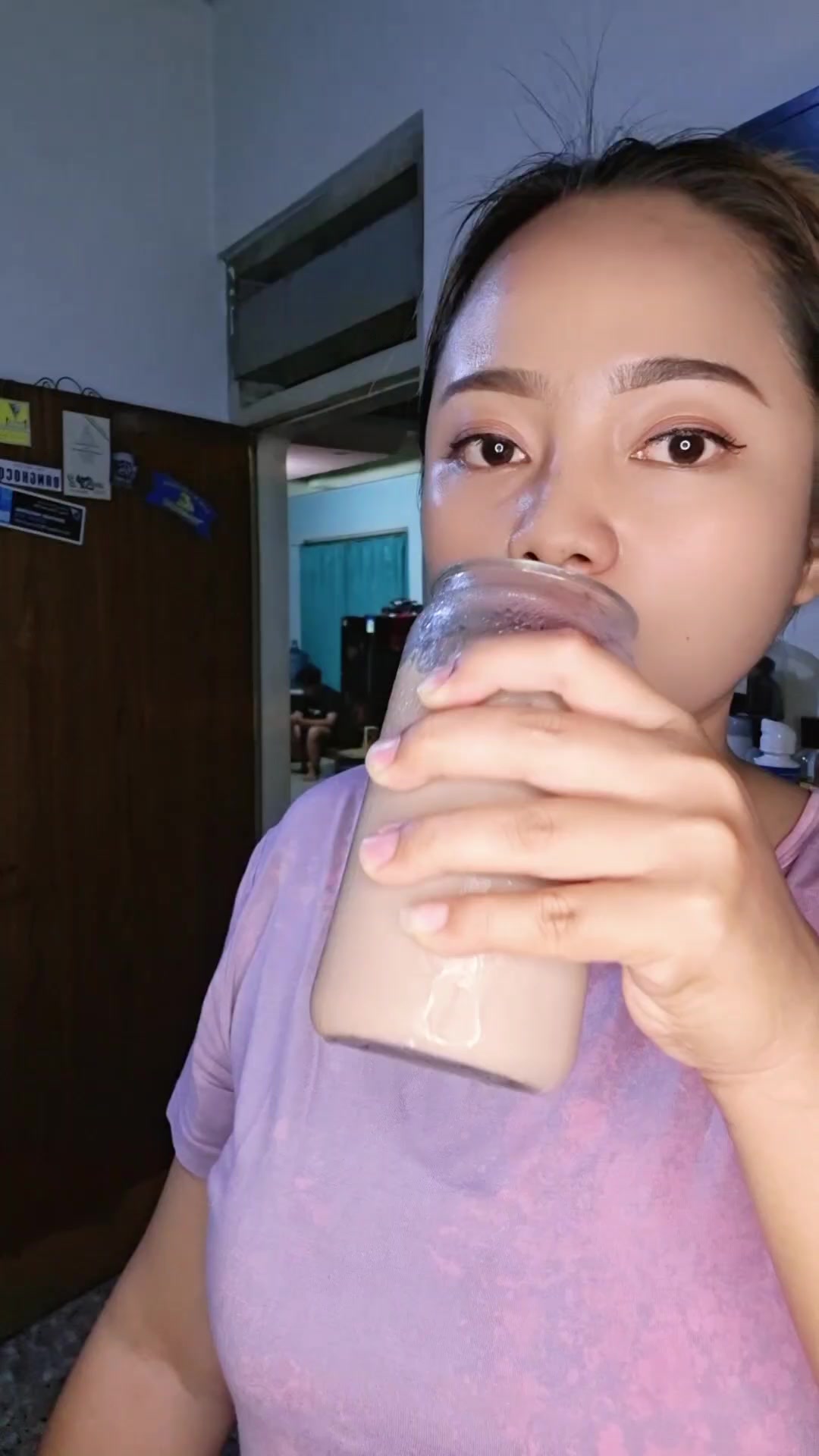 TikTok post by @arvidavella25 for Flimty Fiber. Caption reads: [...] yuk... #stevia #stevibe #flimty....