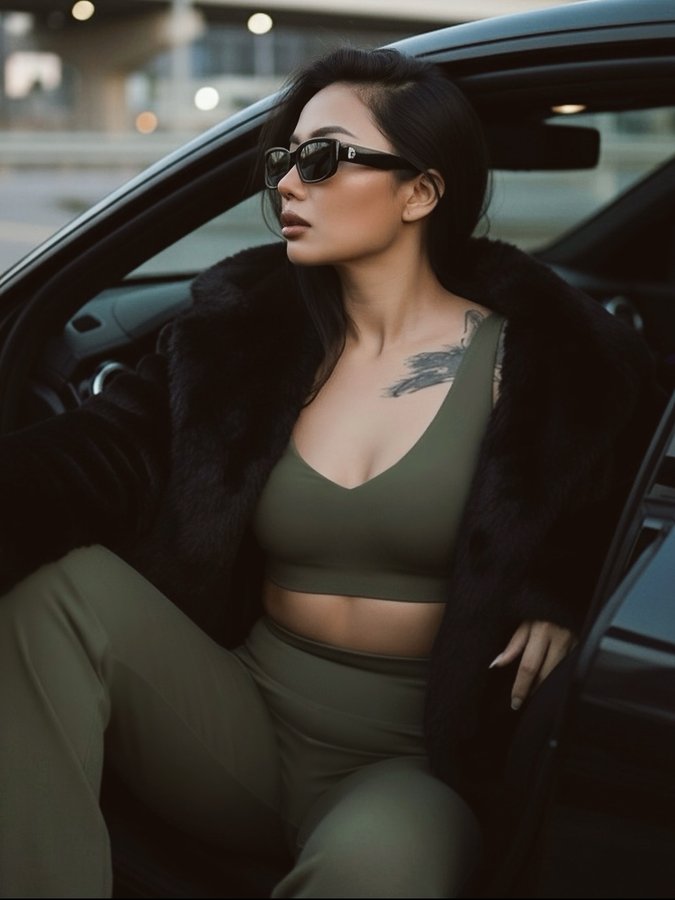 Instagram post by @ynnnnez for First Health Apparel. Caption reads: [...] gets the luxury treatment....