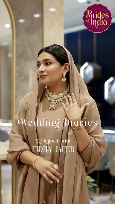 Instagram post by @themakeupbox.in for Malabar Gold and Diamonds. Caption reads: [...] truly fits the bride✨
Styled at....