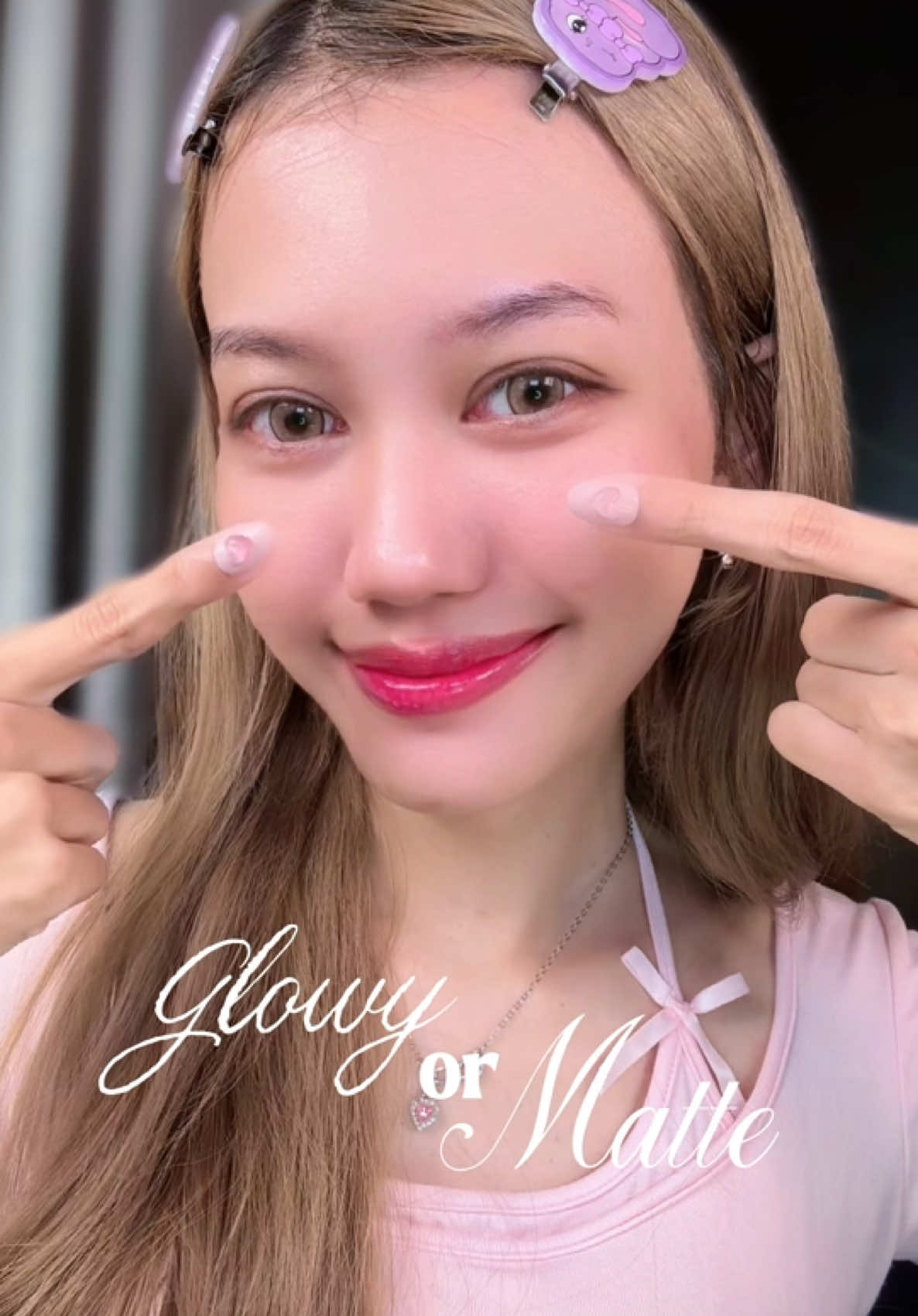 TikTok post by @nichizhuu for L’Oréal Paris Indonesia. Caption reads: skin looks so pearly and fresh like hello??? (....