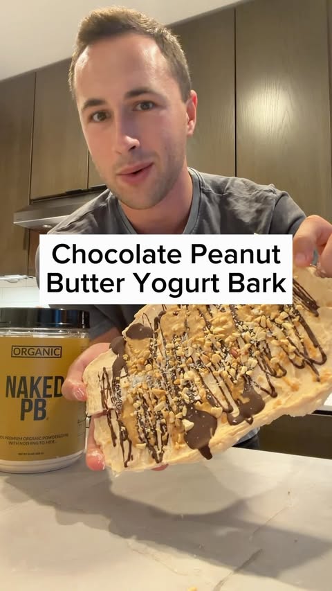 Instagram post by @healthwithhunter for NAKED nutrition. Caption reads: [...] and tastes like dessert.....