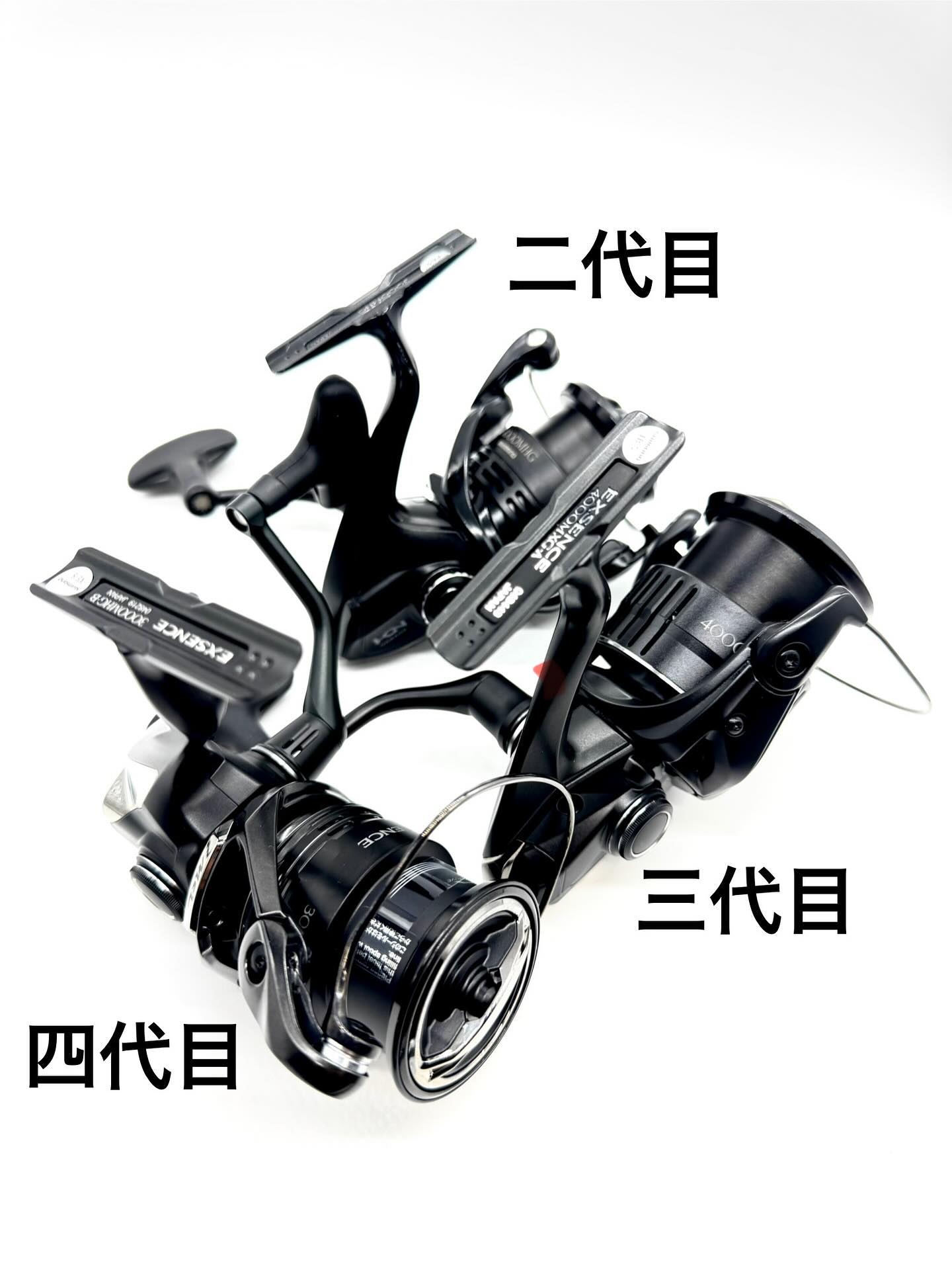 Instagram post by @jinsei_shimada for ShimanoFishing Japan. Caption reads: シマノ公式HPに掲載されてました💦

25エクスセンススピニングリール

スペック含め、詳細はシマ....