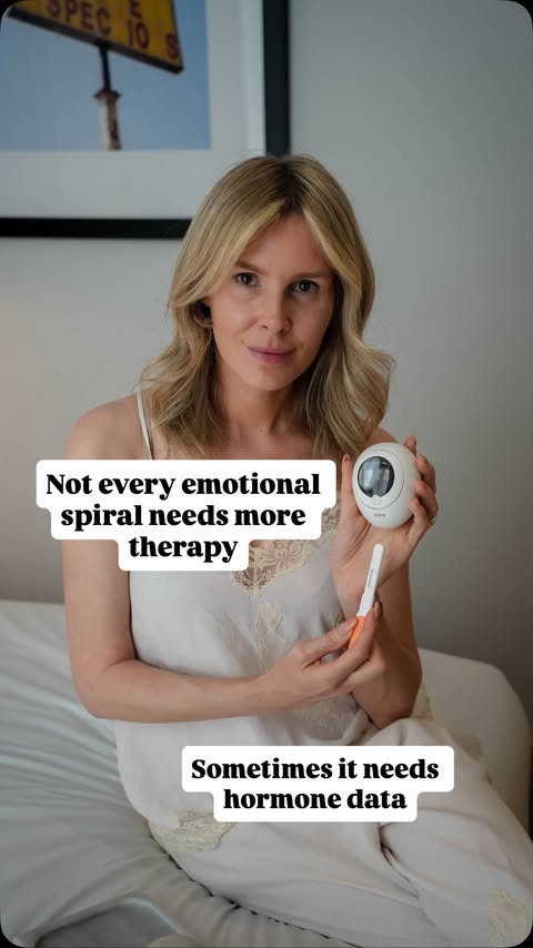 Instagram post by @carolinemiddelsdorf for Mira Fertility. Caption reads: *partnership with @hellomiracare Your hormones....