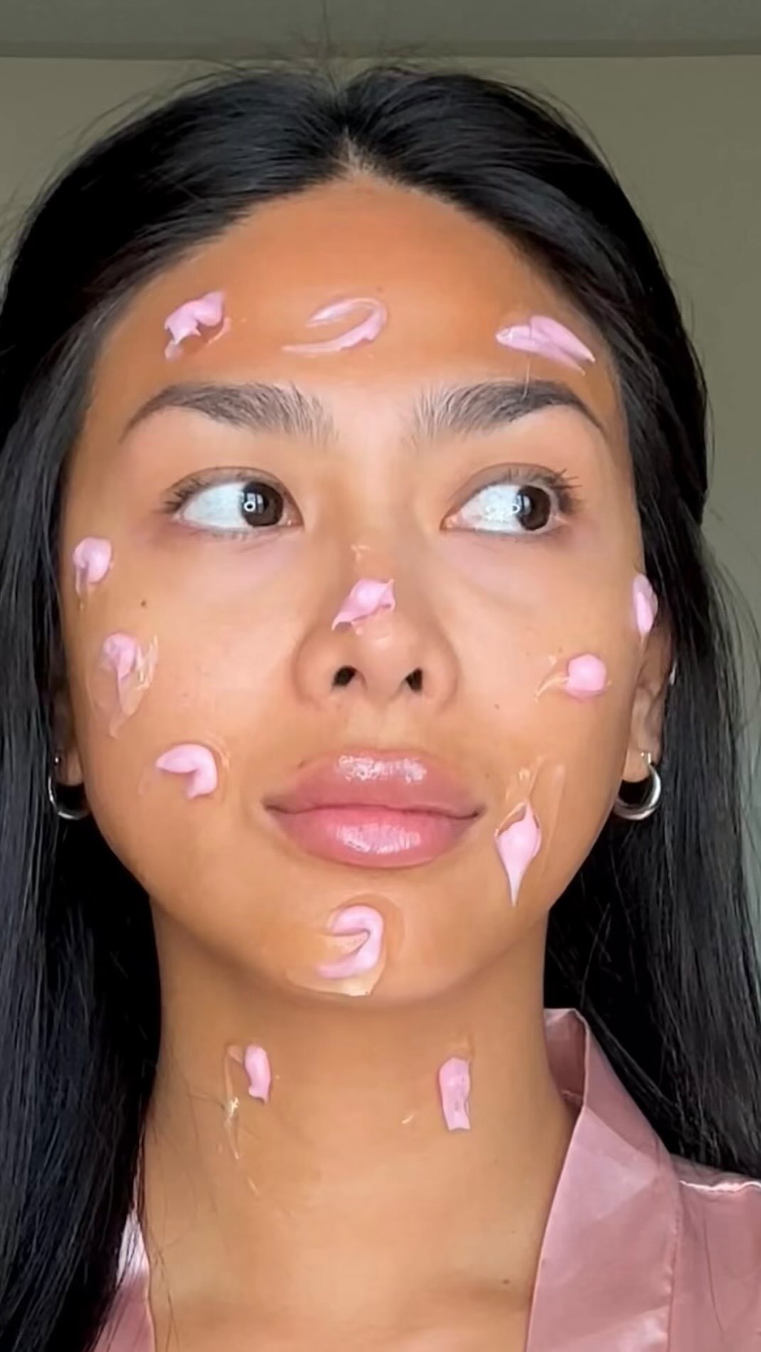 Instagram post by @karinacabiling for Healthy Planet. Caption reads: Have you tried any skincare with salmon DNA....