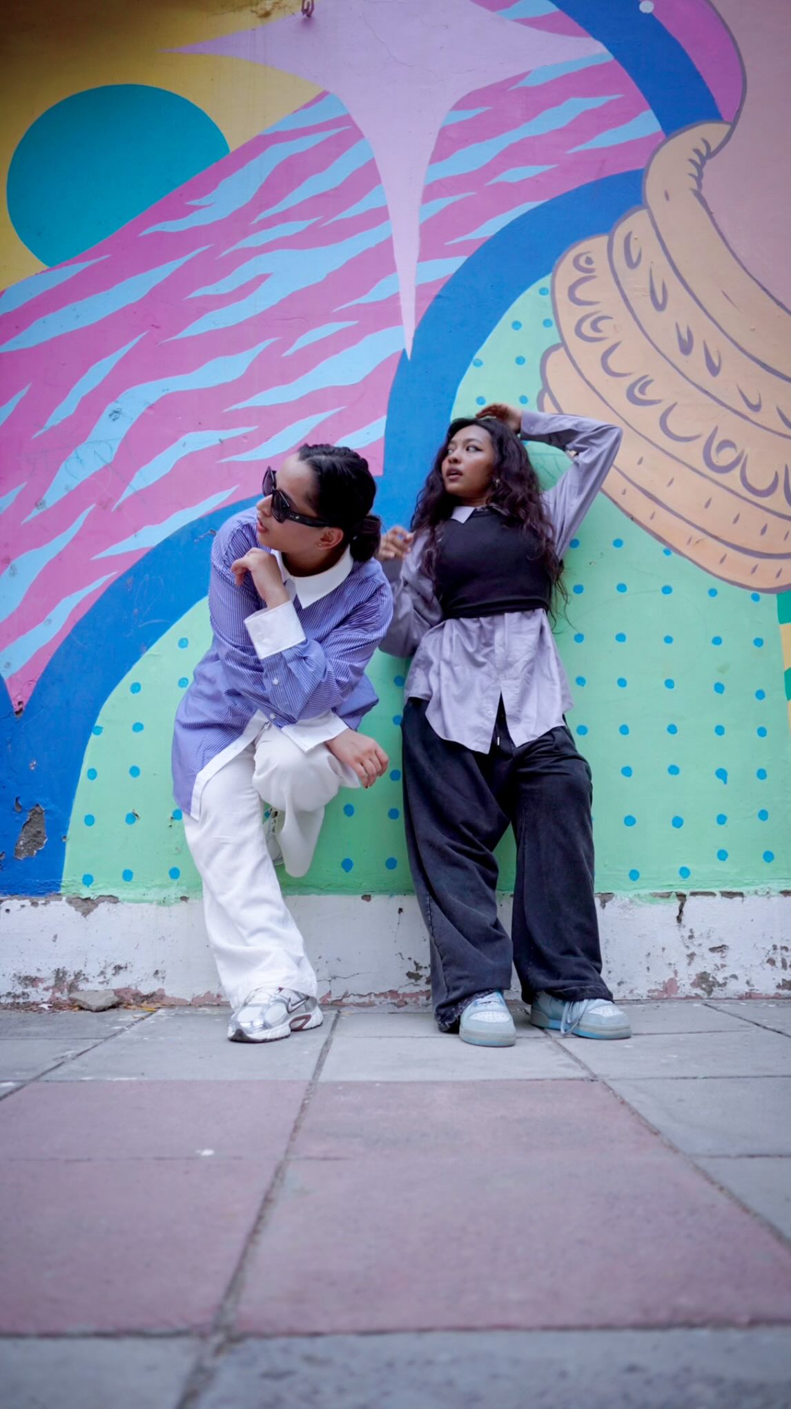 Instagram post by @aksharma330 for Olympics. Caption reads: Two left feet or not, dancing is always better....